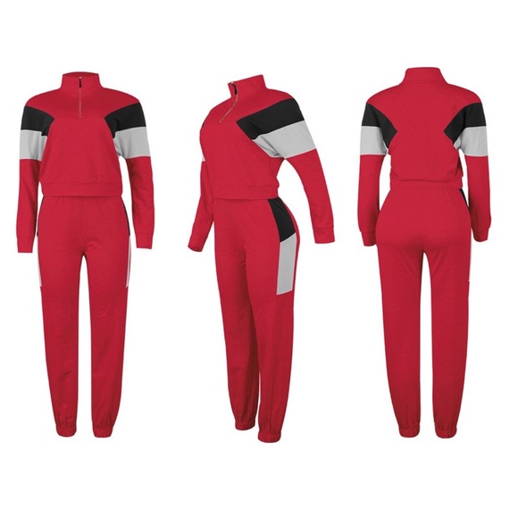 Red Tracksuit Set - Picture 3 of 3